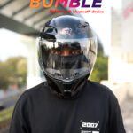 SBA-20 Bumble Glossy Black (Helmet with bluetooth device)