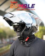 SBA-20 Bumble Glossy Black (Helmet with bluetooth device) - Image 3