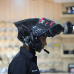 SBA-20 Bumble Glossy Black (Helmet with bluetooth device) - Image 4