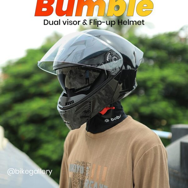 Steelbird Bumble Helmet ( Dual visor & Flip Helmet )