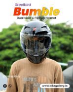 Steelbird Bumble Helmet ( Dual visor & Flip Helmet ) - Image 2