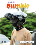Steelbird Bumble Helmet ( Dual visor & Flip Helmet ) - Image 3