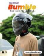 Steelbird Bumble Helmet ( Dual visor & Flip Helmet ) - Image 4