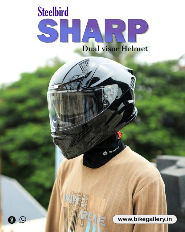 Steelbird Sharp Helmet ( Dual Visor )