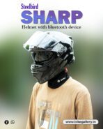 Steelbird Sharp Helmet ( Helmet with bluetooth device )