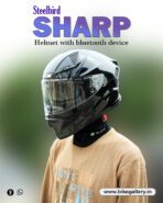 Steelbird Sharp Helmet ( Helmet with bluetooth device ) - Image 2