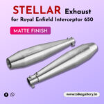 Stellar Exhaust for Royal Enfield Interceptor 650 ( RED ROOSTER )