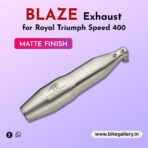 Blaze Exhaust for Triumph Speed 400 ( RED ROOSTER )