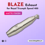 Blaze Exhaust for Triumph Speed 400 ( RED ROOSTER )