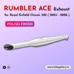 Rumbler Ace Exhaust for Royal Enfield Classic 350 ( RED ROOSTER )