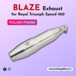 Blaze Exhaust for Triumph Speed 400 ( RED ROOSTER )