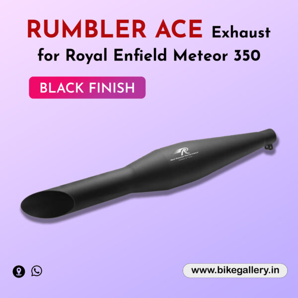 Rumbler Ace Exhaust for Royal Enfield Meteor 350 ( RED ROOSTER )
