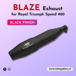 Blaze Exhaust for Triumph Speed 400 ( RED ROOSTER )