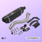 Vertex Pro Exhaust For Royal Enfield Himalayan 450 ( RED ROOSTER ) - Image 2
