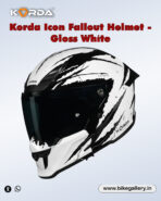 Korda Icon Fallout Helmet - Gloss White