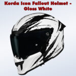 Korda Icon Fallout Helmet - Gloss White