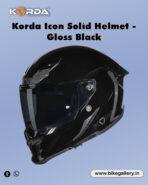 Korda Icon Solid Helmet - Gloss Black