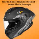 Korda Sonic Rapide Helmet - Matt Black Orange