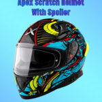 Apex Scratch Helmet ( BLACK NEON BLUE )