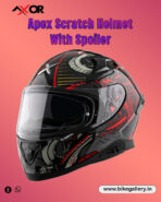 Apex Scratch Helmet ( BLACK RED )