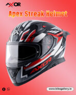 Apex Streak Helmet ( BLACK RED )