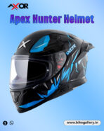 Apex Hunter Helmet ( BLACK NEON BLUE )