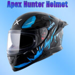 Apex Hunter Helmet ( BLACK NEON BLUE )