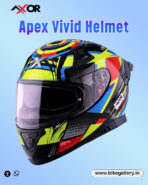 Apex Vivid Helmet ( Black Neon Yellow )