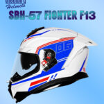 SBH-57 FIGHTER F13 ( WHITE WITH BLUE )