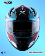 Apex Turbine Helmet ( Hex Blue Red ) - Image 3