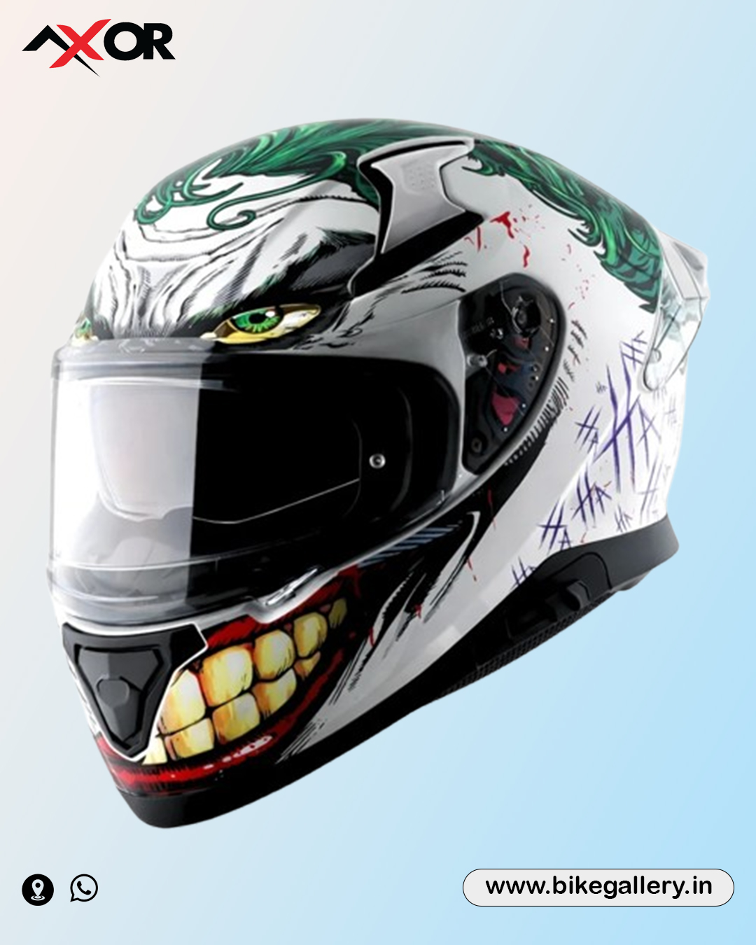 2 Apex DC Joker Helmet - Image 1