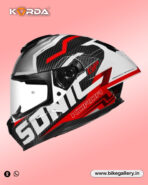 Korda Sonic GP Spi-D Helmet (Red) - Image 3