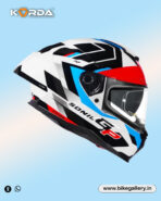 Korda Sonic GP Flash Helmet - White Red Blue - Image 4