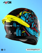Apex Scratch Helmet ( BLACK NEON BLUE ) - Image 5