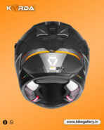 Korda Sonic Rapide Helmet - Matt Black Orange - Image 6