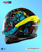 Apex Scratch Helmet ( BLACK NEON BLUE ) - Image 6