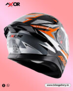 Apex Streak Helmet ( BLACK ORANGE ) - Image 6