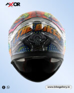 Axor xBhp Speed of Thought Helmet ( NEON YELLOW BLUE ) - Image 7