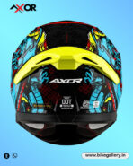 Apex Scratch Helmet ( BLACK NEON BLUE ) - Image 7